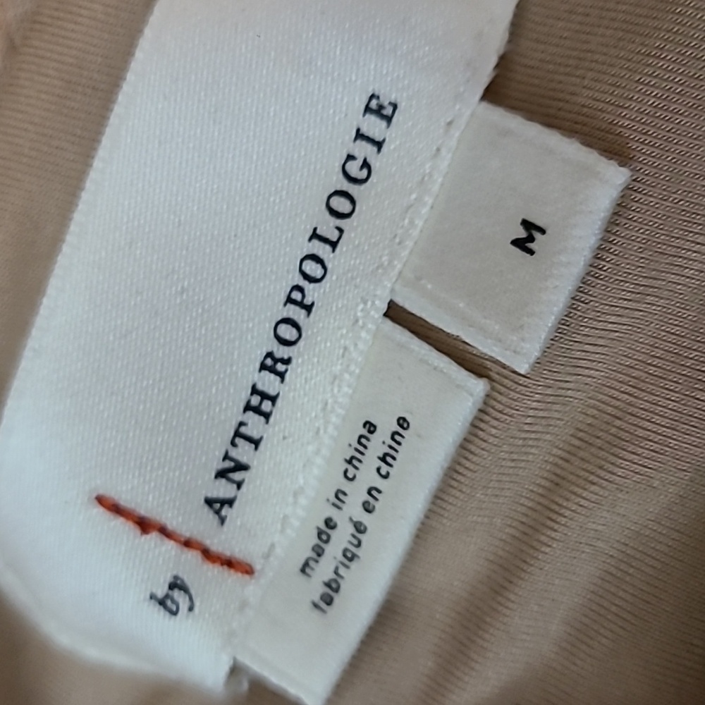 By Anthropologie Off-The-Shoulder Blazer Top Size Medium - Picture 7 of 8